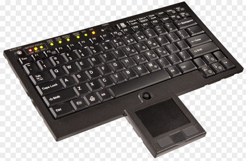 Laptop Computer Keyboard Numeric Keypads Space Bar Touchpad PNG