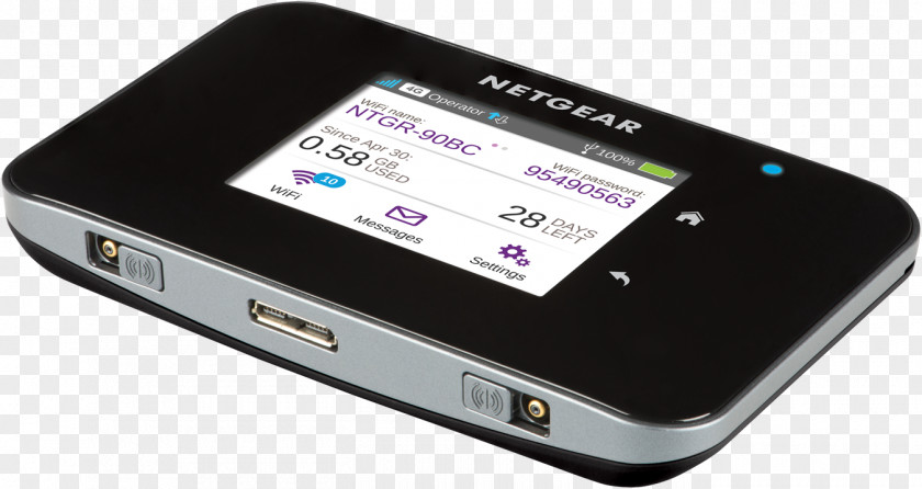 NETGEAR AirCard AC790 AC785 Router Mobile Broadband Modem Hotspot PNG
