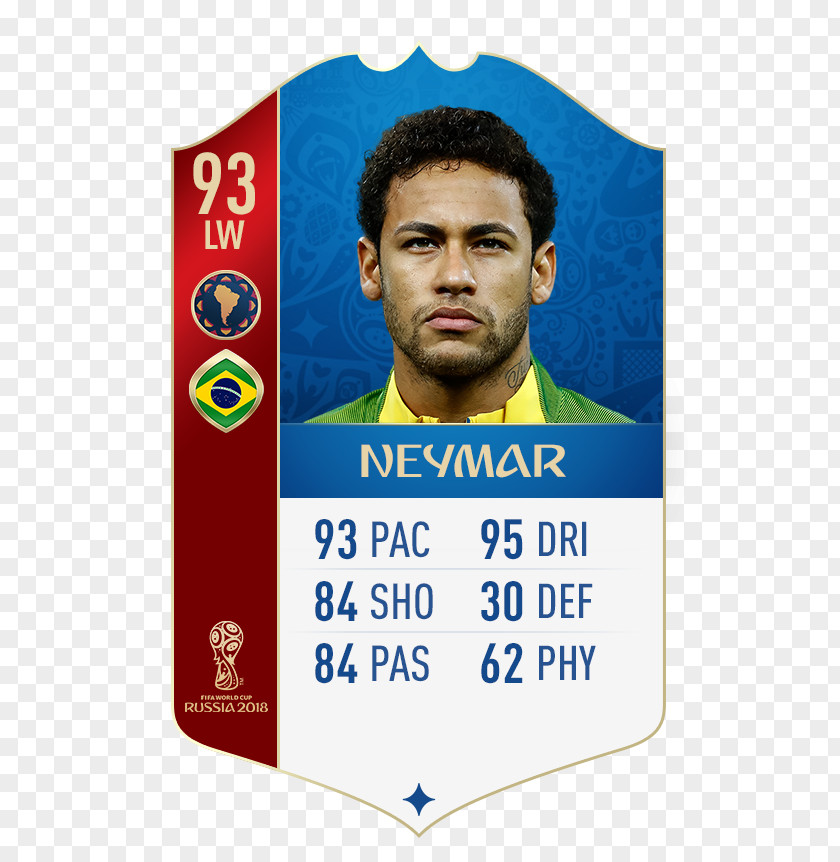 Neymar 2018 World Cup FIFA 18 2014 Brazil National Football Team PNG