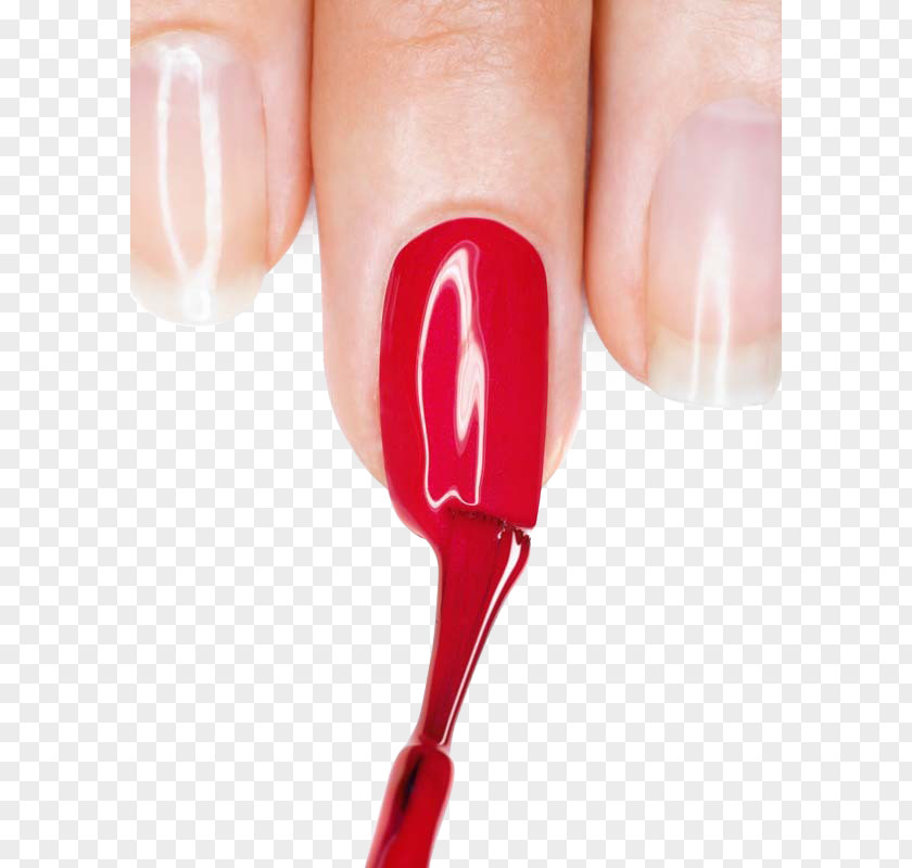 Red Nail Polish Art Gel Nails Manicure PNG