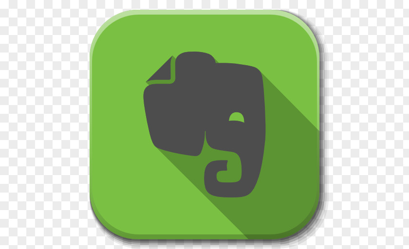 Apps Evernote Grass Symbol Green PNG