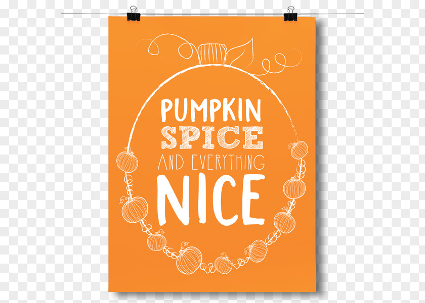Cosmetics Posters Poster Pumpkin Pie Spice Line Brand Font PNG