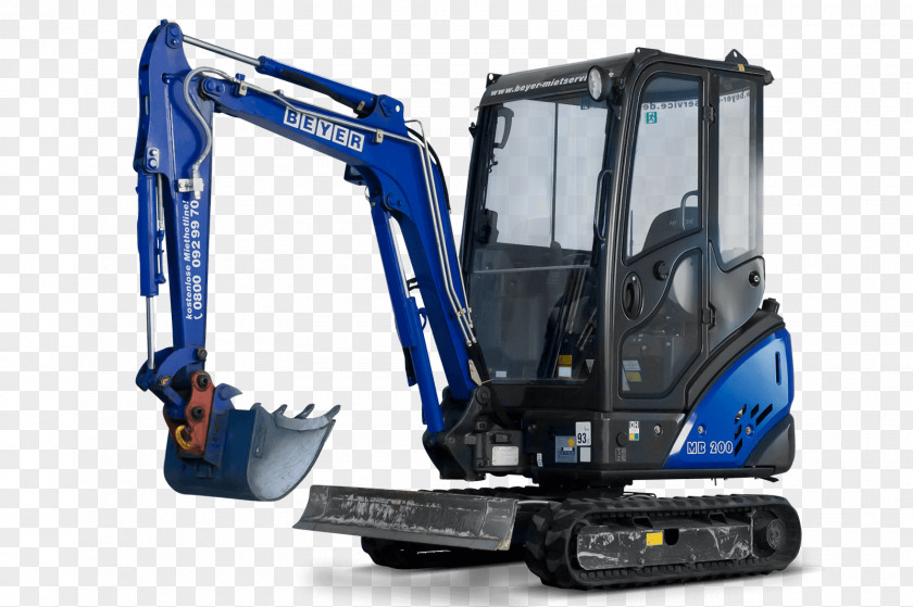 Excavator Compact Heavy Machinery Loader PNG
