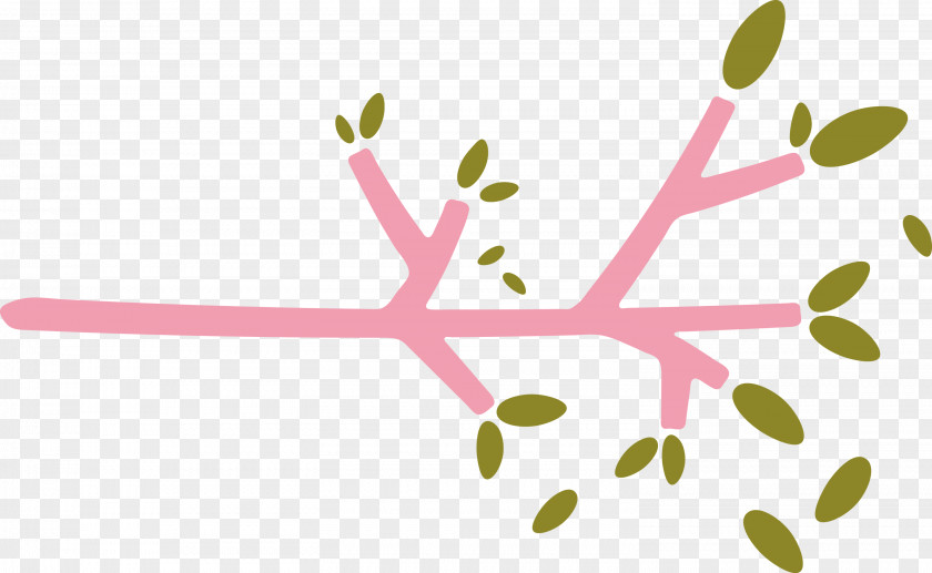 Plant Stem Petal Leaf Pink M Computer PNG