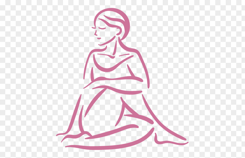 Sitting Kneeling Yoga Cartoon PNG