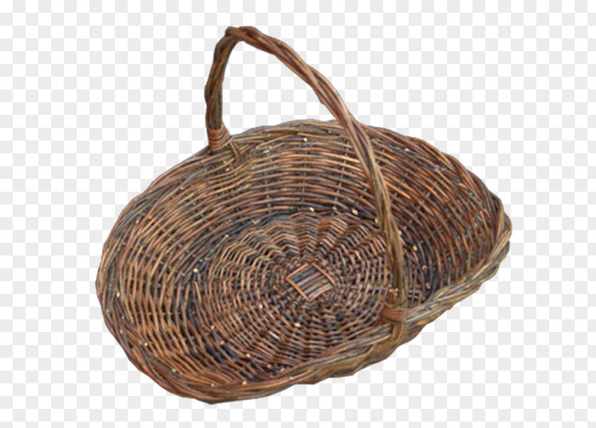 Sussex Trug Basket Garden Hamper Wicker PNG