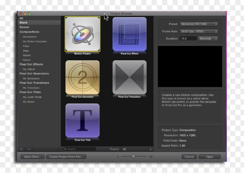 Apple Mac Book Pro Final Cut X Studio Motion PNG
