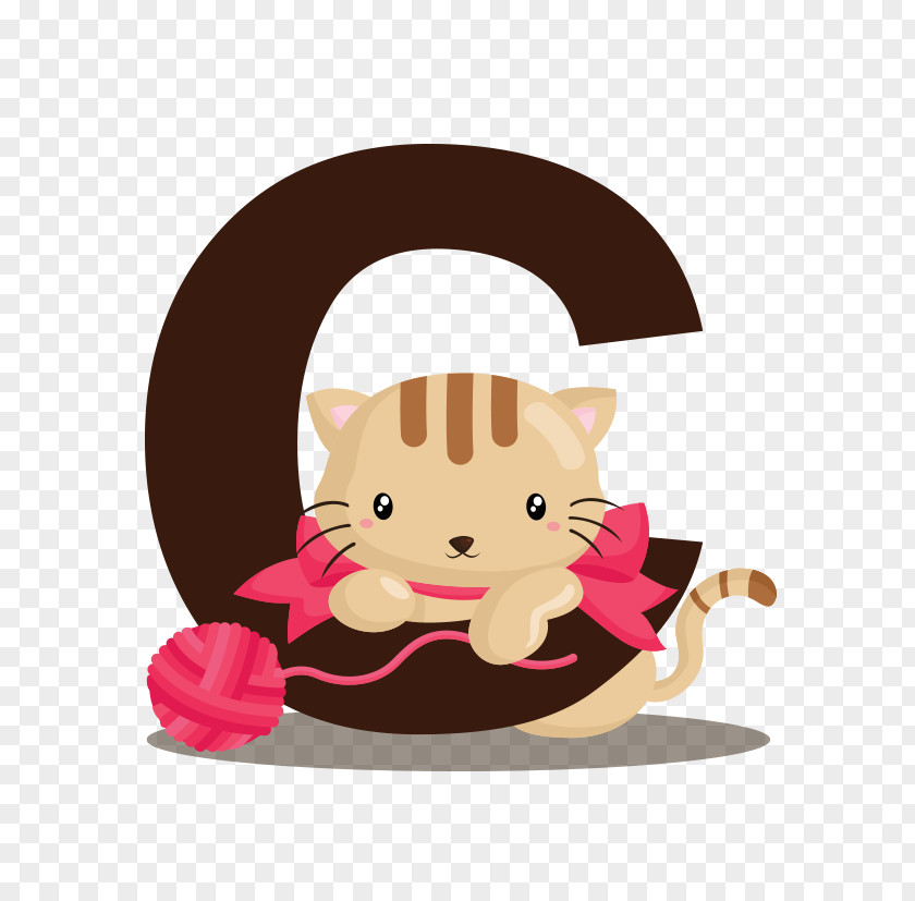 C,letter Cat Alphabet Illustration PNG