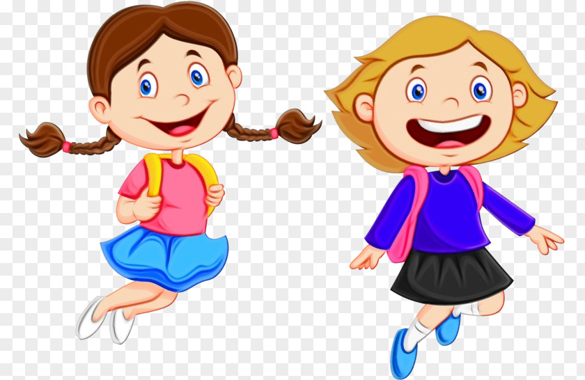 Cartoon Child Fun Playing With Kids Gesture PNG