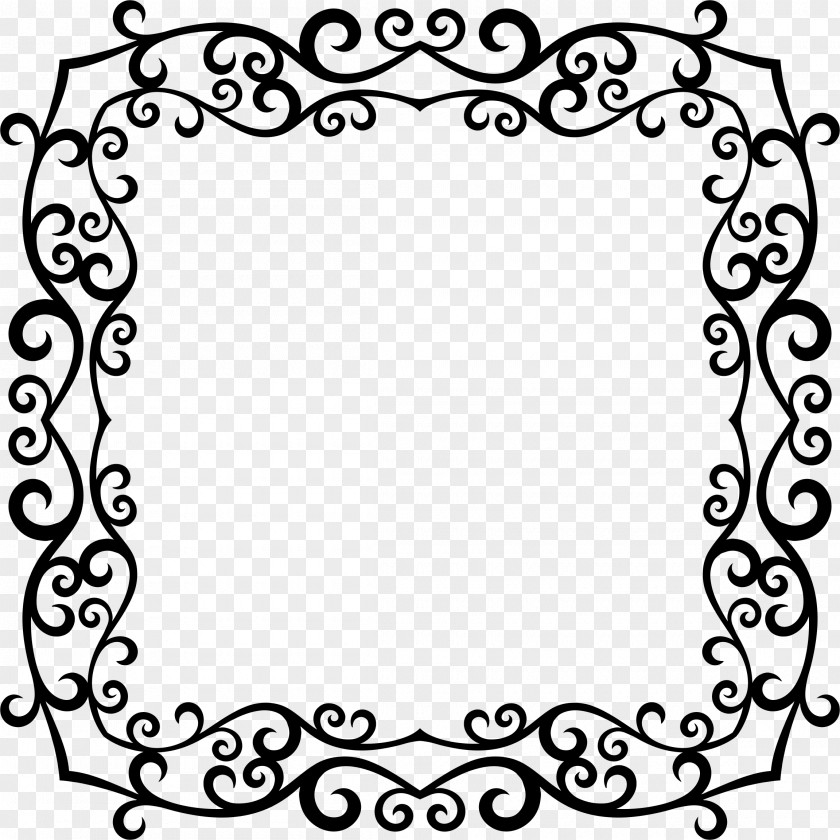 Frame Border Christian Cross Variants PNG