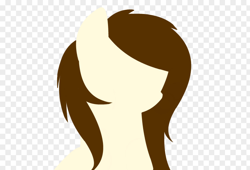 Horse Nose Silhouette Clip Art PNG