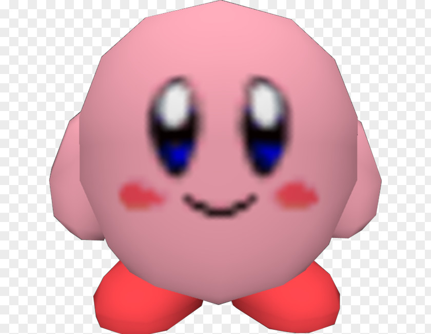 Low Poly Kirby 64: The Crystal Shards Kirby's Dream Land Adventure Super Star PNG