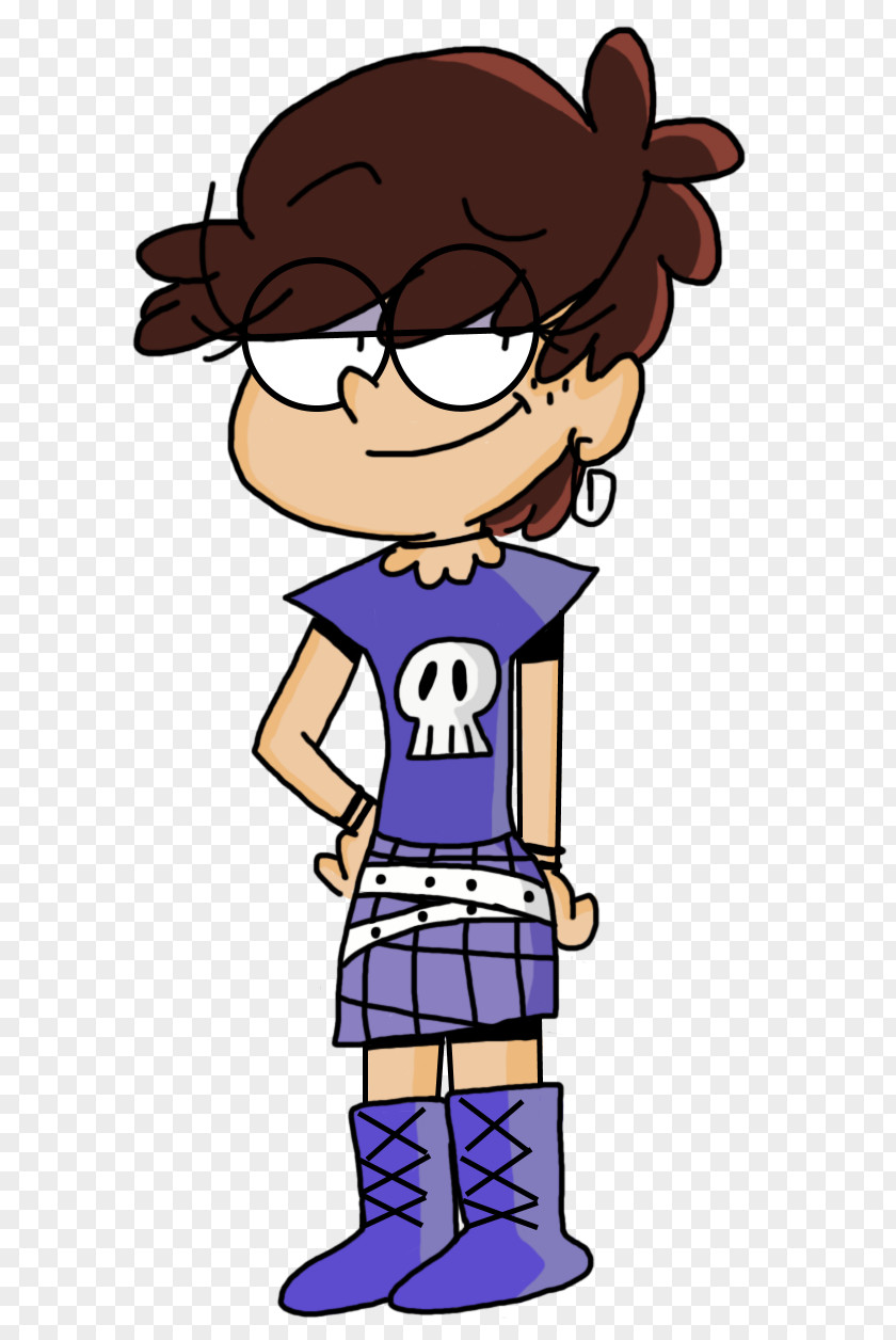 Luna Loud Lincoln Character PNG