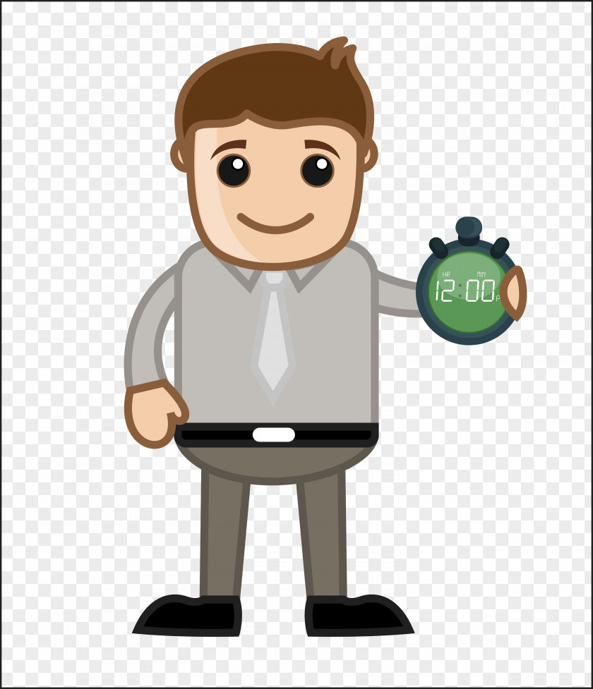 Show Time Business People Cartoon Illustration Stock Photography Slide Clip Art PNG