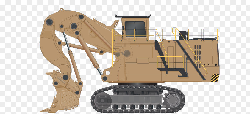 Terex Backhoe Bucyrus-Erie Caterpillar Inc. RH 400 Shovel Excavator PNG