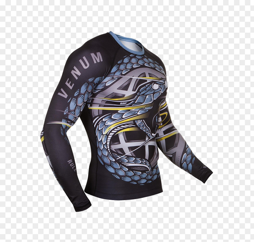 Tshirt Long-sleeved T-shirt Venum Rash Guard PNG