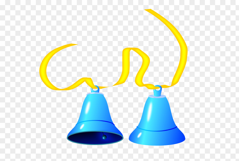 Blue Cartoon Bell Clip Art PNG