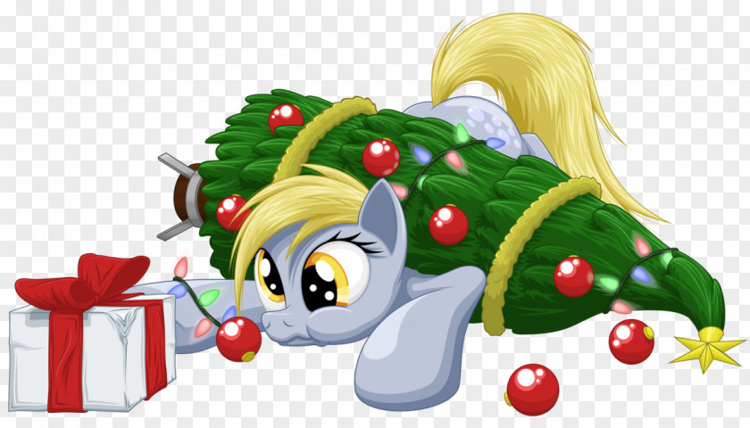 Christmas Tree Derpy Hooves Pony Pinkie Pie Strabismus PNG