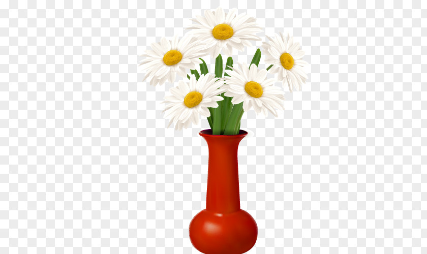 Exquisite Vase Flower Glass Clip Art PNG