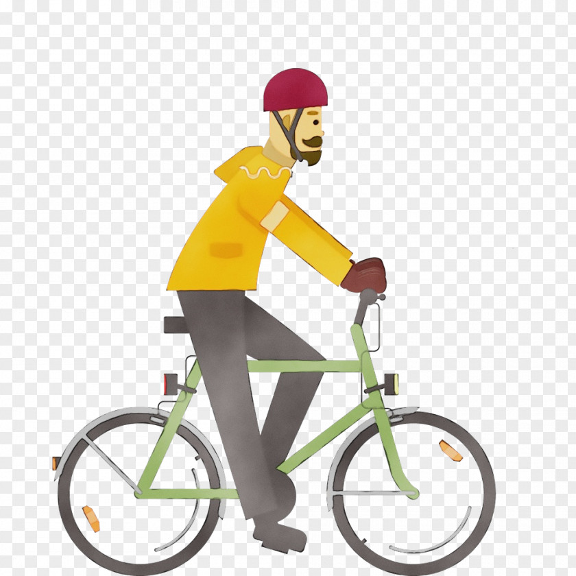 Sports Equipment Bicycle Part Cycling Vehicle Yellow Accessory PNG