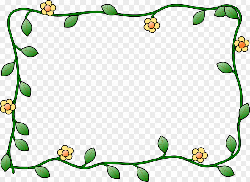 Text Box Frame Photos Flower Clip Art PNG