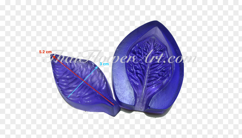 Wild Leaves Butterfly Cobalt Blue Plastic PNG