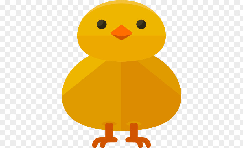 A Yellow Chick Chicken Duck Icon PNG