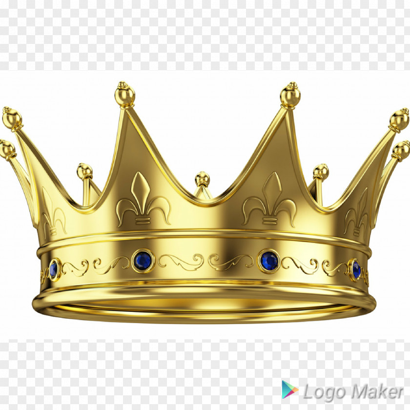 Metal Brass Cartoon Crown PNG