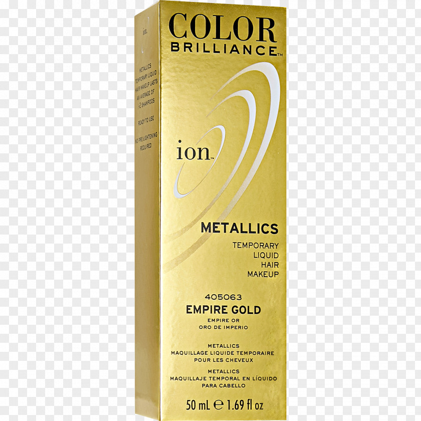 Honeysuckle Hair Coloring Metallic Color Cosmetics Lotion Gold PNG