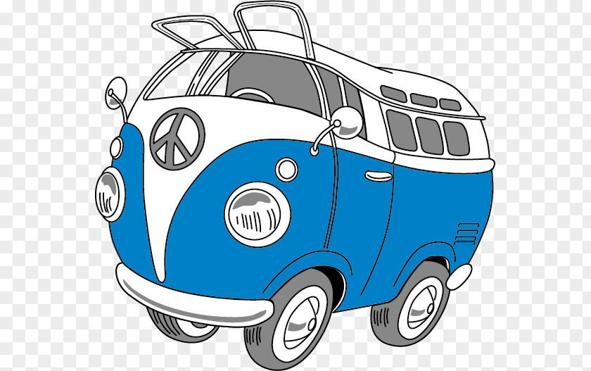 Samba Vector Car Hippie Volkswagen Transporter PNG