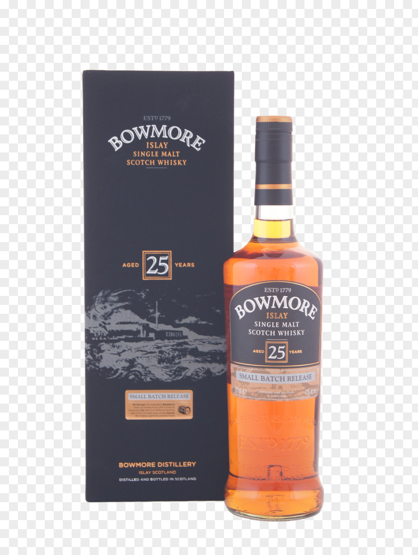Whisky Black Bowmore Single Malt Scotch Whiskey PNG