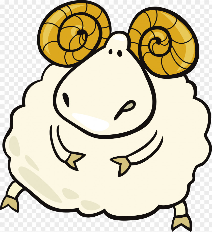 Aries Astrological Sign Zodiac Cartoon Illustration PNG