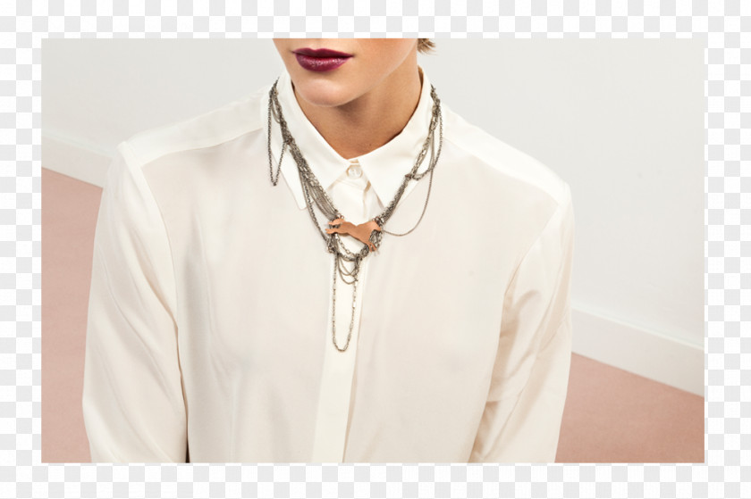 Autumn And Winter Necklace Collar Blouse Fashion PNG