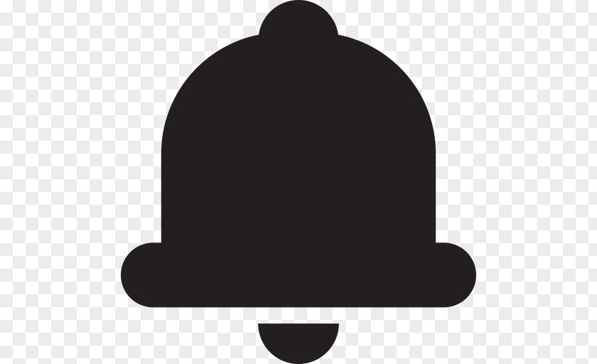 Bell Icon Hat Silhouette Font PNG