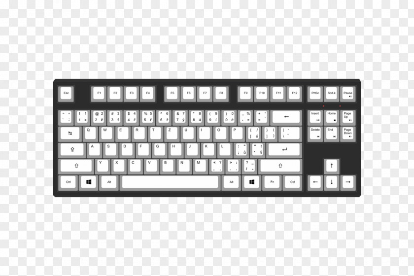 Cherry Computer Keyboard Keycap RGB Color Model Filco Majestouch 2 Tenkeyless M PNG