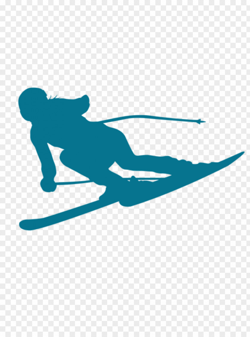 Skiing Alpine Winter Sport Vector Graphics PNG