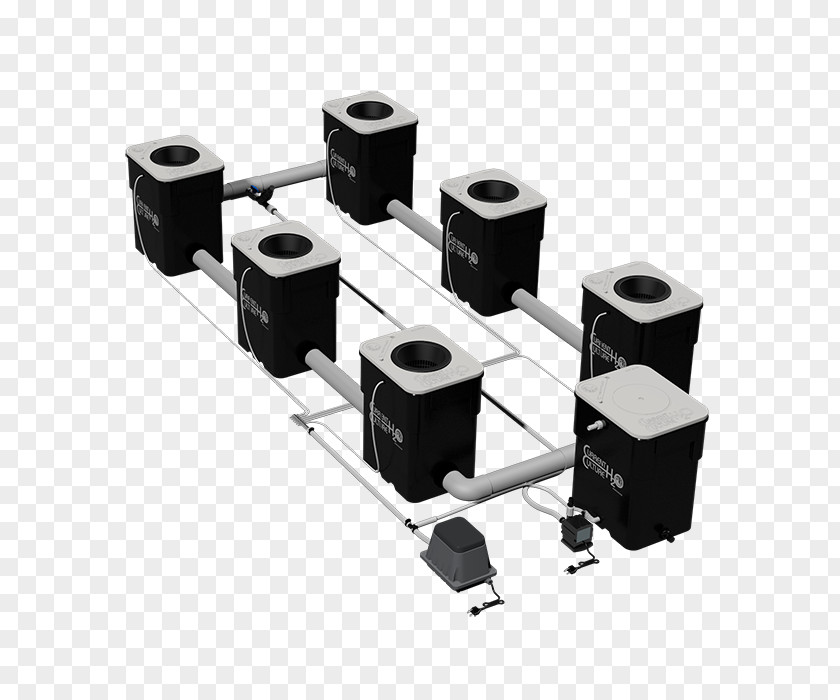 5 Gallon Bucket Pond Filter Hydroponics Systems: How To Build A Hydroponic System For Your Garden Deep Water Culture Current H2O Grow Light PNG