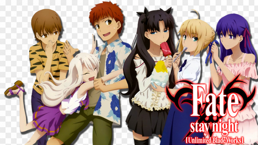 Shirou Emiya Saber Fate/stay Night Sakura Matō Rin Tōsaka PNG night Tōsaka, Anime clipart PNG