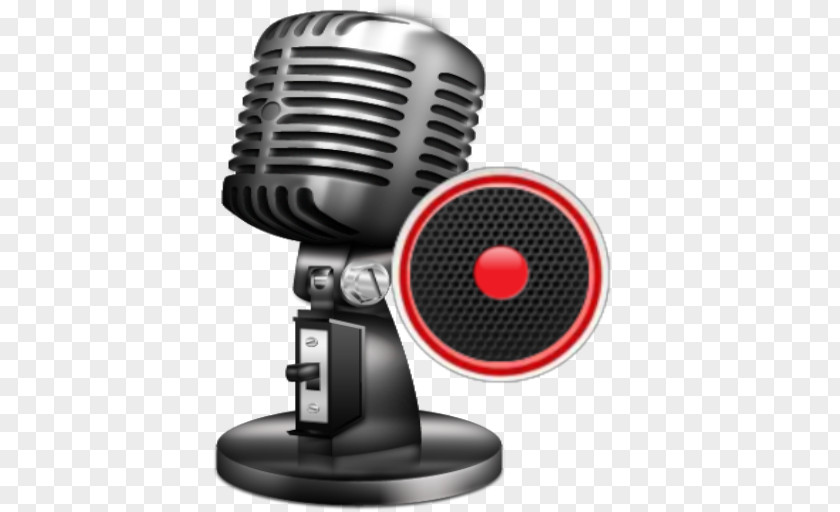 Voice Recorder Microphone Sound Audio Radio Broadcasting PNG