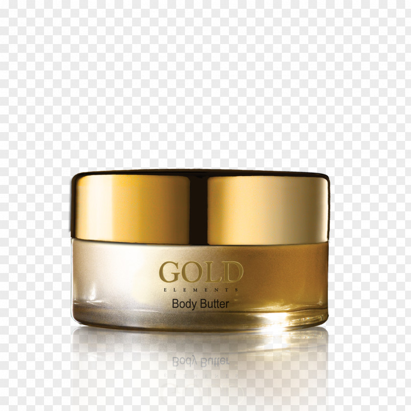 Butter Lotion Gold Skin Care Cosmetics PNG