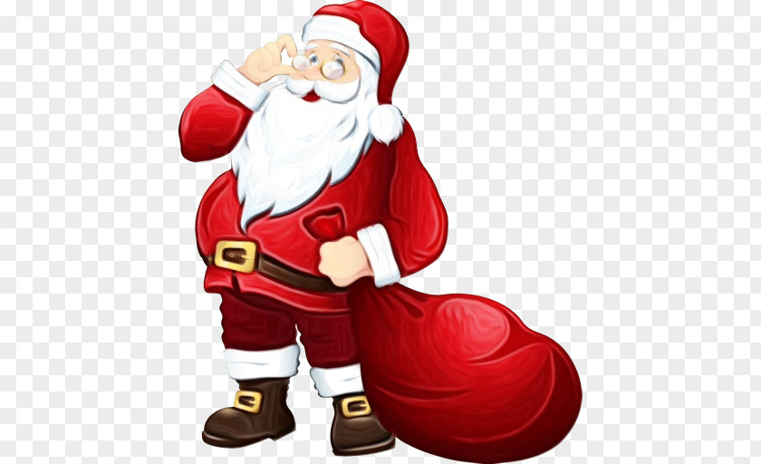 Christmas Eve Cartoon Santa Claus PNG