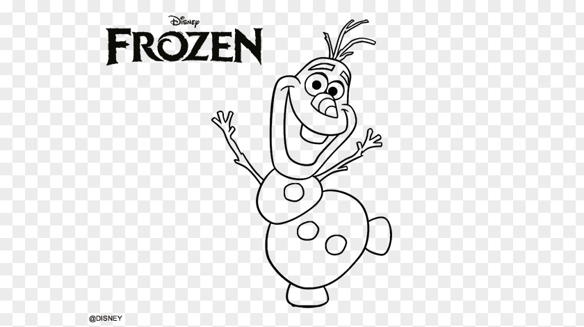 Elsa Olaf Colouring Pages Anna Coloring Book PNG