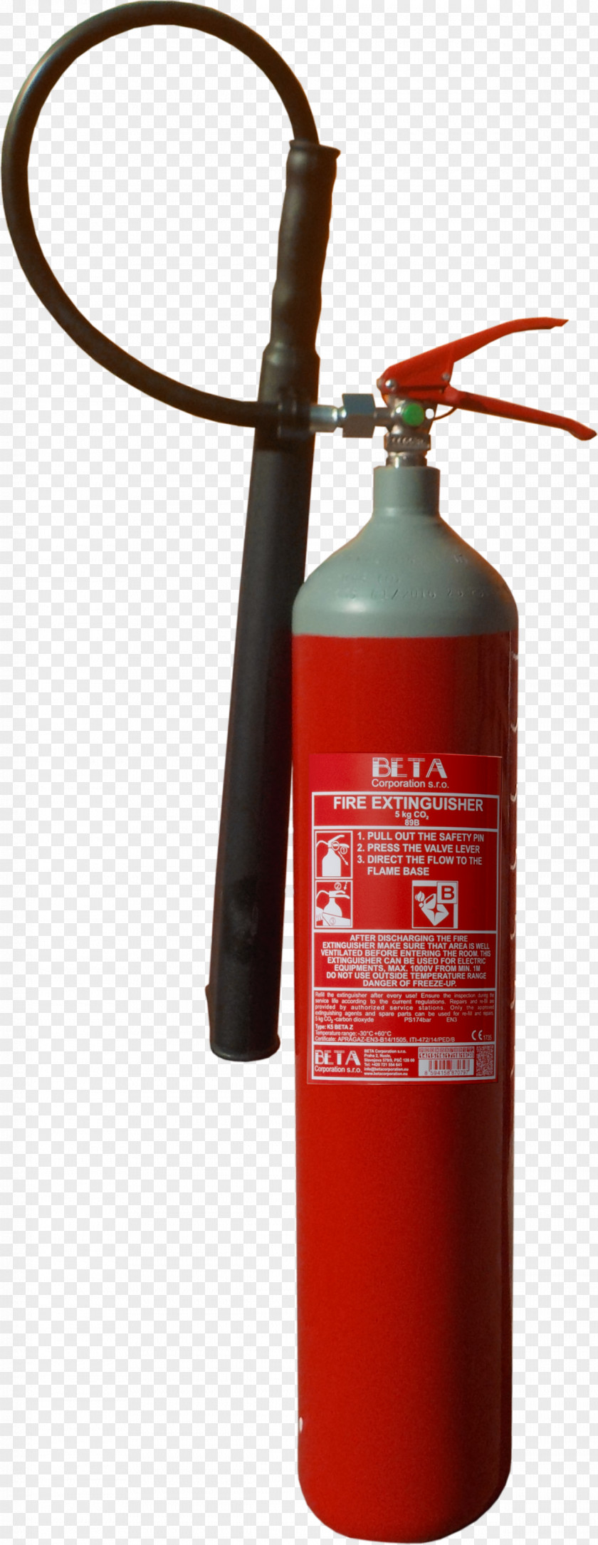 Fire Extinguisher Material Extinguishers Cylinder Carbon Dioxide PNG