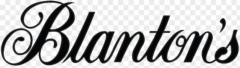 Logo Blanton's Font Brand Black PNG