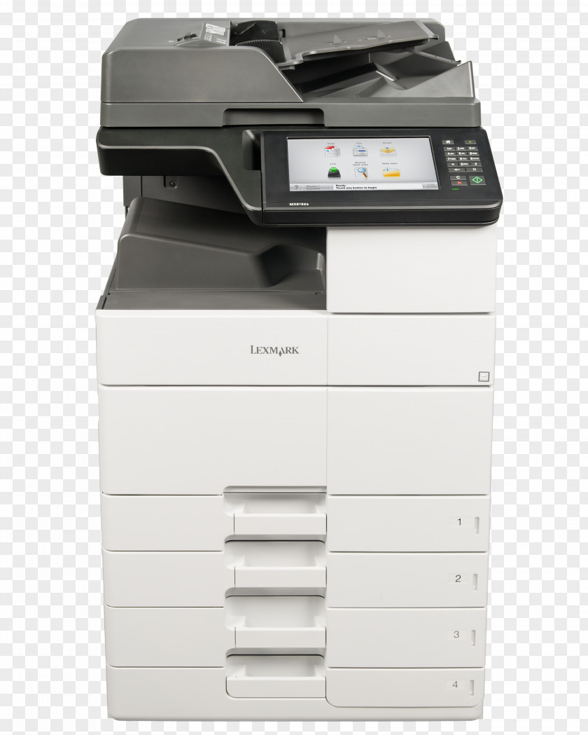 Printer Multi-function 26Z0173 Lexmark MX910de A3 Mono Multifunction Image Scanner PNG