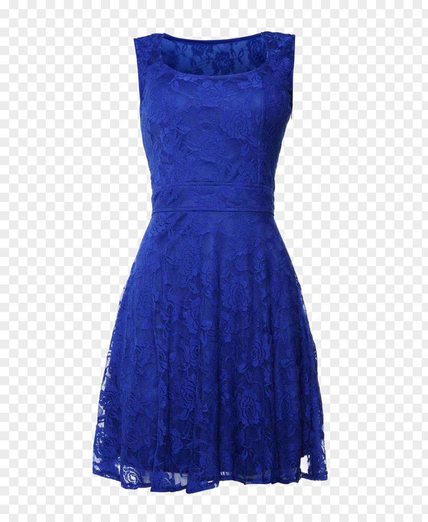 Dress Cocktail Blue Neckline Little Black PNG