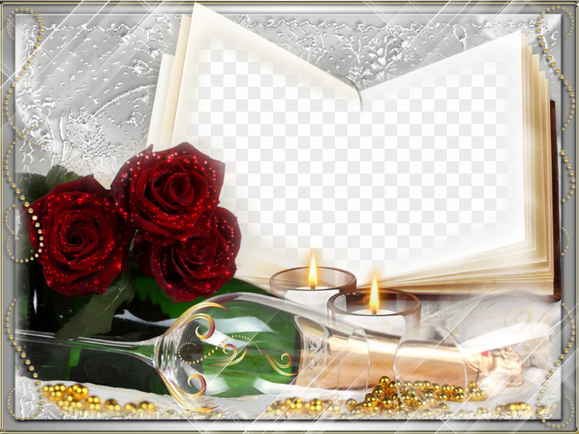 Romantic Love Frame Background Photo Frames Red Hearts Romance Picture Desktop Wallpaper PNG