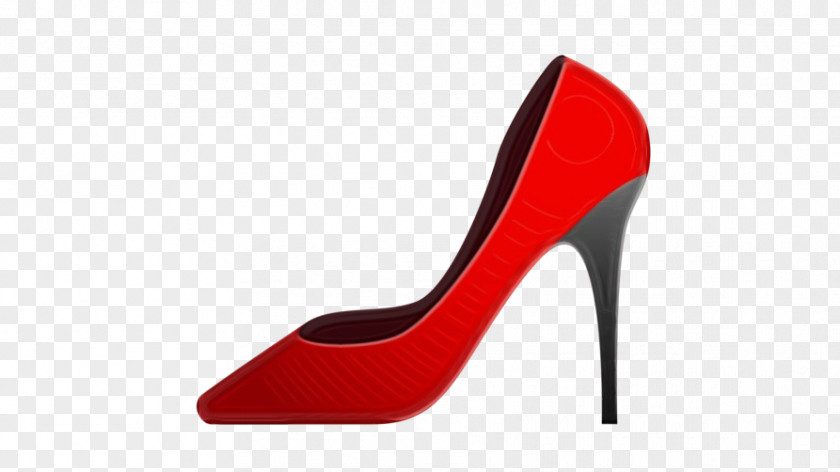 Suede Carmine Footwear High Heels Red Basic Pump Court Shoe PNG