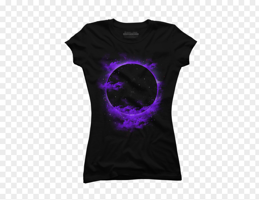 Black T-shirt Design Sleeve Product Neck Brand PNG