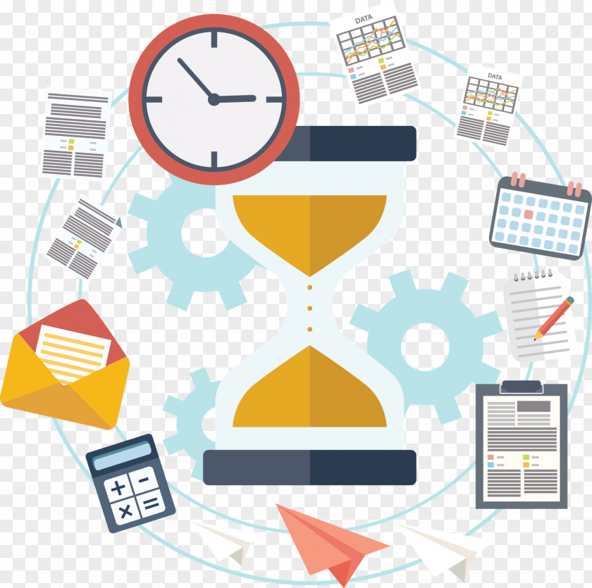 Hourglass Vector Company Management Businessperson Organization PNG